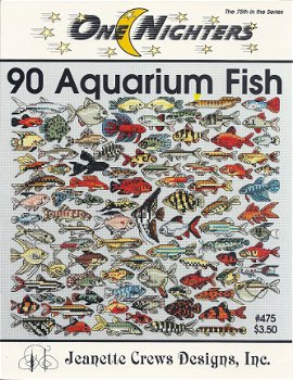 Borduurpatroon 90 aquarium vissen - 1