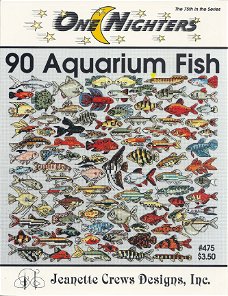 Borduurpatroon 90 aquarium vissen