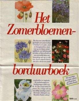 Het zomerbloemen-borduurboek van Libelle - 1