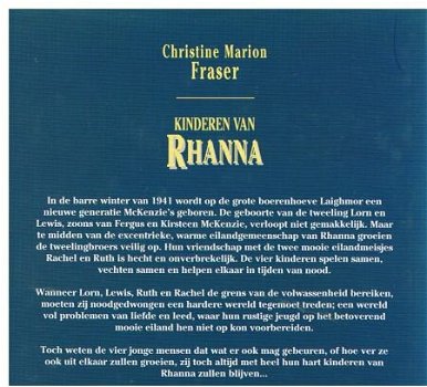 Christine Marion Fraser - Kinderen van Rhanna (3) - 2