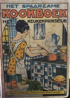 Het spaarzame kookboek keukenprinsesje, oud kookboek