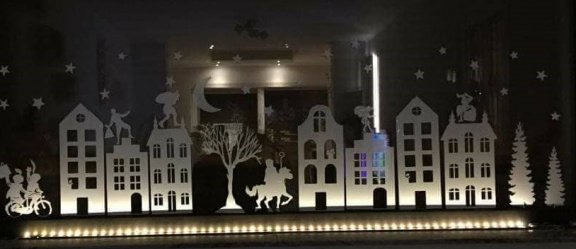 Raamdecoratie Sint en Kerst - 3