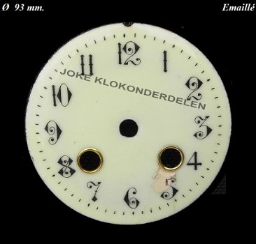 Wijzerplaat = Franse pendule = emaillé = 37441 - 0