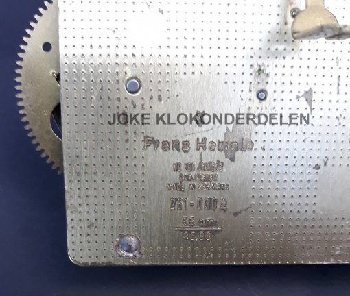 Uurwerk = Franz Hermle 261-030 A = 55 cm. = 38395 - Afbeelding 6