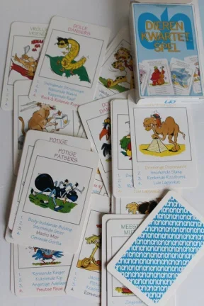 Dieren kwartetspel - nr. 1