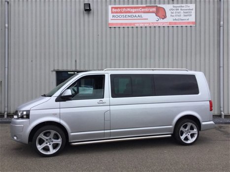 Volkswagen Transporter - Highline Automaat Dub Cab .Airco , Navi, Alu Velg 2.0 TDI L2H1 DC Comfortli - 1