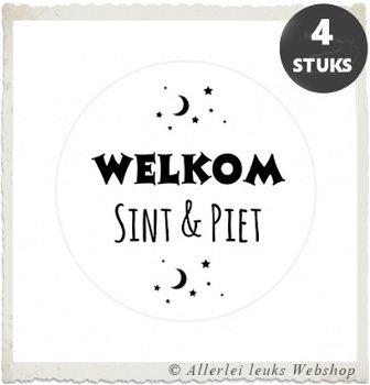 Sinterklaas kaart welkom Sint en Piet A6 wenskaarten - 4