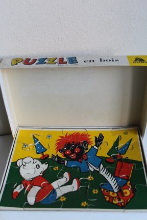 Vintage puzzel - wooden puzzle Pony - Afbeelding 3