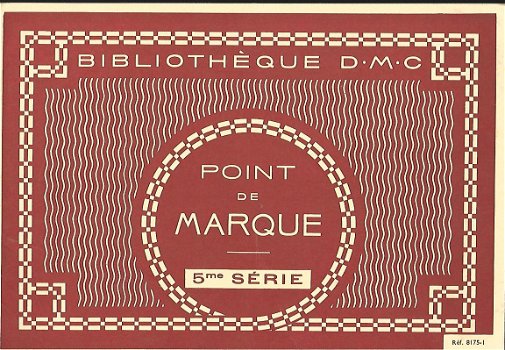 DMC borduurboekje Point de marque 5me serie - 1