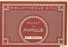 DMC borduurboekje Point de marque 5me serie