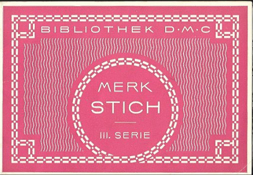 DMC borduurboekje Merk Stich III serie - 1