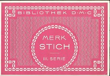 DMC borduurboekje Merk Stich III serie