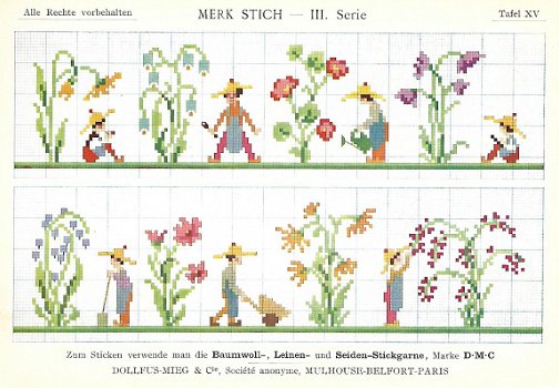 DMC borduurboekje Merk Stich III serie - 4