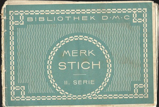DMC borduurboekje Merk Stich II serie - 1