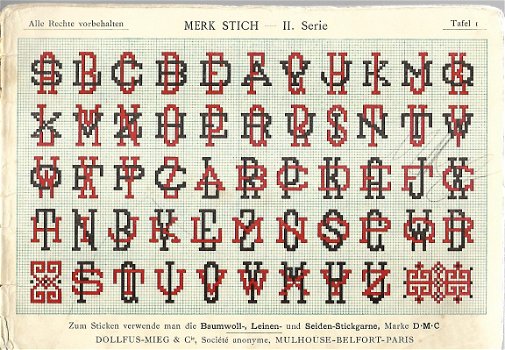 DMC borduurboekje Merk Stich II serie - 2