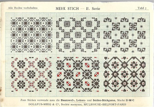 DMC borduurboekje Merk Stich II serie - 3