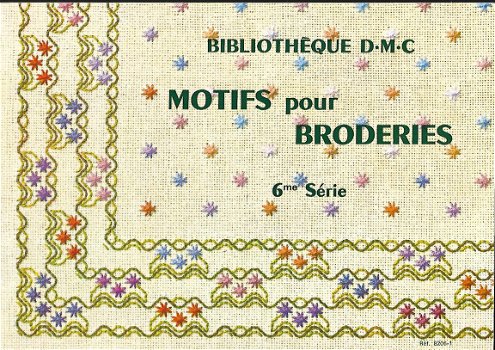 DMC borduurboekje Motifs pour broderies 6me serie - 1