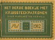 Antiek borduurboekje Het derde boekje met kruissteekpatronen-Margaretha Verweij - 1 - Thumbnail