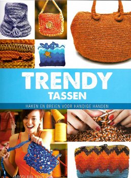Boek: Trendy tassen-Haken en breien voor handige handen - 1