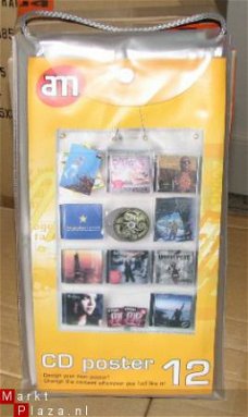 CD Poster AM voor 12 cd's, DVD's, MD's, Cards NEW