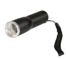 Led Zaklamp - Flashlight 1 watt. met 3 functies. - 1
