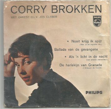 Corry Brokken ‎: Nooit Krijg Ik Spijt (EP 1961) - 1