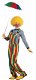 Clown salopet maat 48-50 52-54 56-58 - 1 - Thumbnail