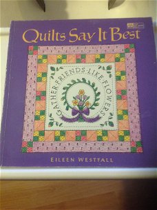 Boek: Quilts say it best-Eileen Westfall van That Patchwork Place