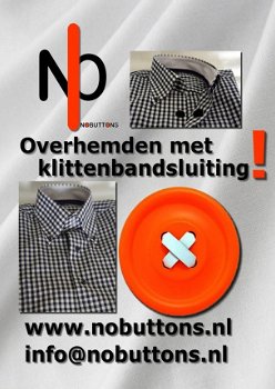 Overhemden met klittenbandsluiting. Makkelijk openen en sluiten! - 8