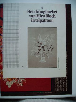 Borduurpatroon Droogboeket Mies Bloch - Afbeelding 2