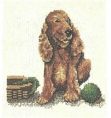 Borduurpatroon Cocker spaniel