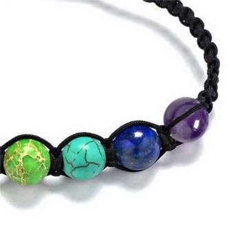 Chakra armband verstelbaar - 4