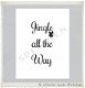 Winter kaart quote magic winter A6 wenskaarten decoratie - 6 - Thumbnail