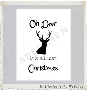 Winter kaart quote magic winter A6 wenskaarten decoratie - 7