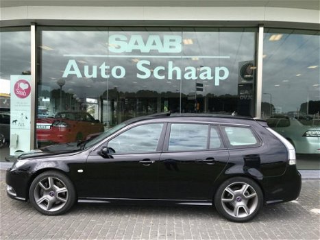 Saab 9-3 - Estate Turbo X 2.8 T V6 280 pk Uniek Schuifdak Leder Navigatie Bose audio - 1