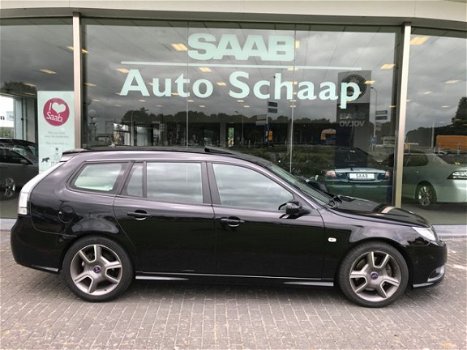 Saab 9-3 - Estate Turbo X 2.8 T V6 280 pk Uniek Schuifdak Leder Navigatie Bose audio - 1