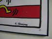 Een grote kleurrijke poster van Keith Haring! - 2 - Thumbnail