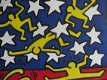 Een grote kleurrijke poster van Keith Haring! - 3 - Thumbnail