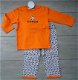 Feetje ORANJE Tricot Pyjama Broek maat 62 - 1 - Thumbnail