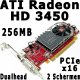 ATI Radeon HD 3450 3470 256MB PCI-e VGA Kaart | DX10.1 LP/FH - 1 - Thumbnail