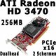 ATI Radeon HD 3450 3470 256MB PCI-e VGA Kaart | DX10.1 LP/FH - 2 - Thumbnail