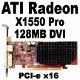 ATI Radeon X1550 256MB FH/LP PCI-e VGA Kaart | Dual | TV-Out - 1 - Thumbnail