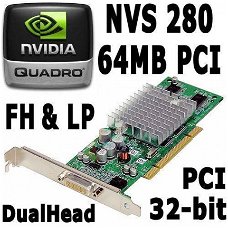 PCI VGA Kaarten 2MB - 128MB | nVidia Quadro | Matrox | S3