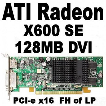 ATI Radeon X600 SE 128MB PCI-e VGA Kaart | DVI | FH of LP - 2