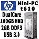 HP t610 Mini-PC DualCore 1.65Ghz 160GB HDD | USB3.0 | SATA 2 - 1 - Thumbnail