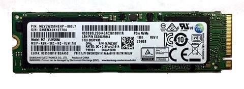 Samsung 256GB M.2 NVMe PCI-e x8 SSD | Read: 2400 MB/s - 2