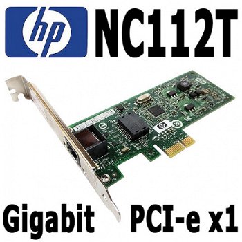 HP NC112T Gigabit Server Adapter | PCI-e x1 | ESXi | Hyper-V - 1