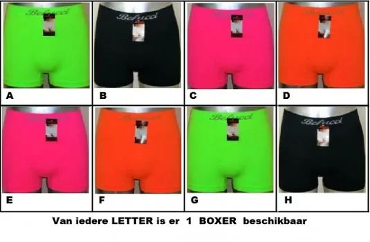 Super Belucci naadloze Heren boxers maat XL/XXL - 1