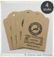 Kraft labels met print autumn herfst 7.5x5cm (per 4 stuks) - 3 - Thumbnail