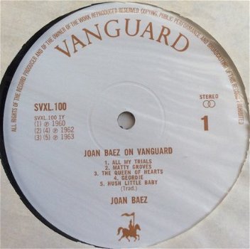 LP - Joan Baez on Vanguard - 1